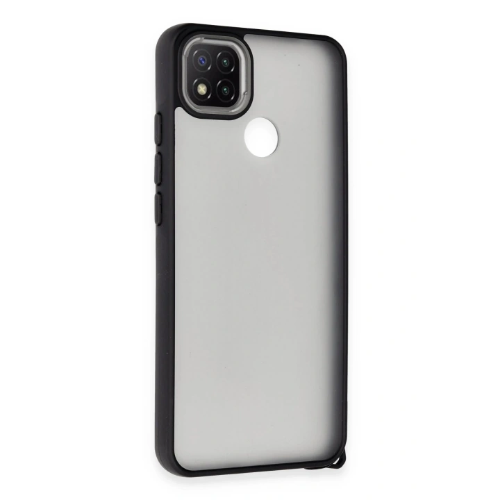 BFS Xiaomi Redmi 9C Kılıf Elegant Kapak - Siyah