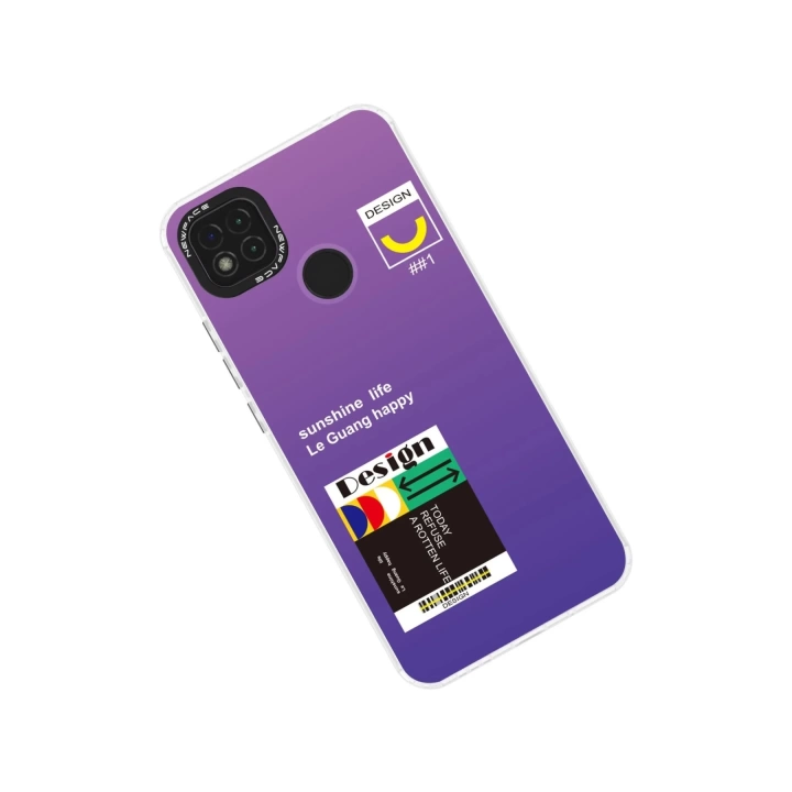 BFS  Xiaomi Redmi 9C Kılıf Estoril Desenli Kapak - Estoril - 4