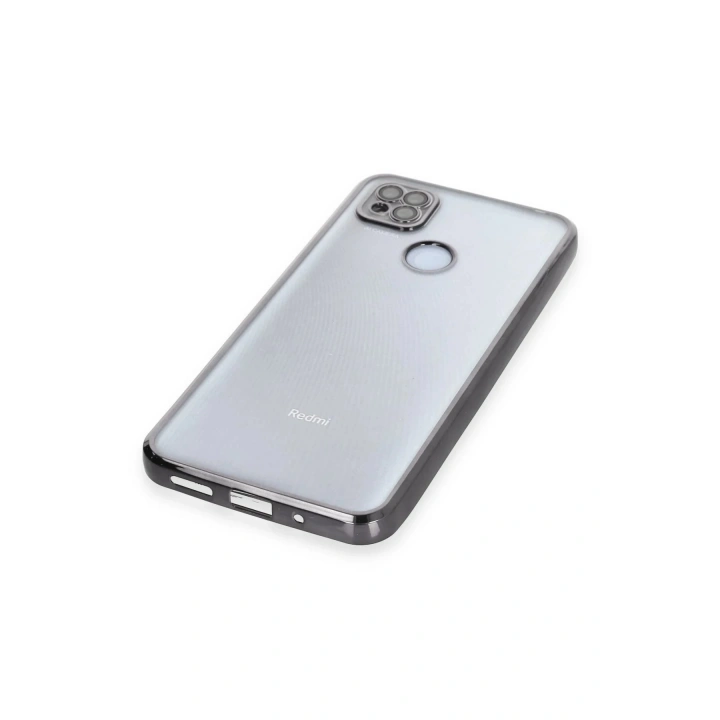 BFS Xiaomi Redmi 9C Kılıf Lensli Silikon - Siyah