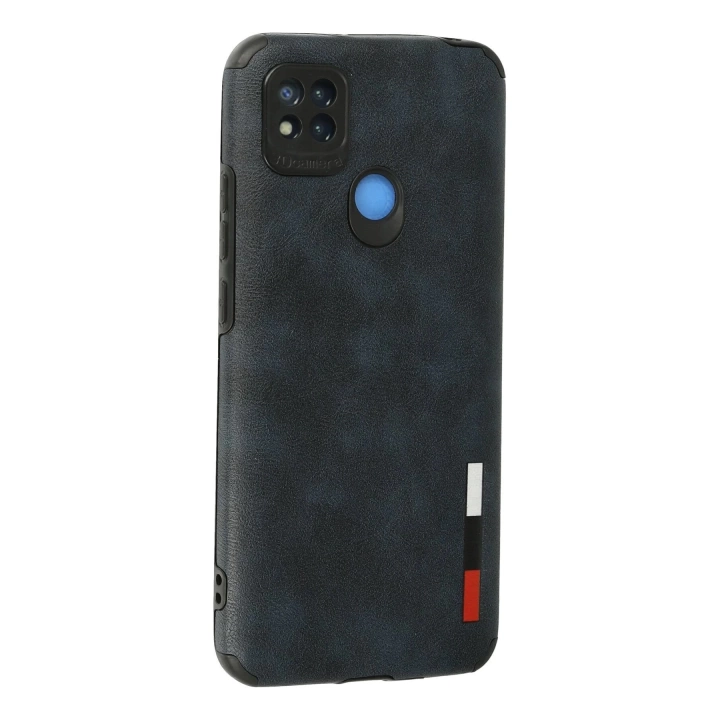 BFS  Xiaomi Redmi 9C Kılıf Loop Deri Silikon - Lacivert