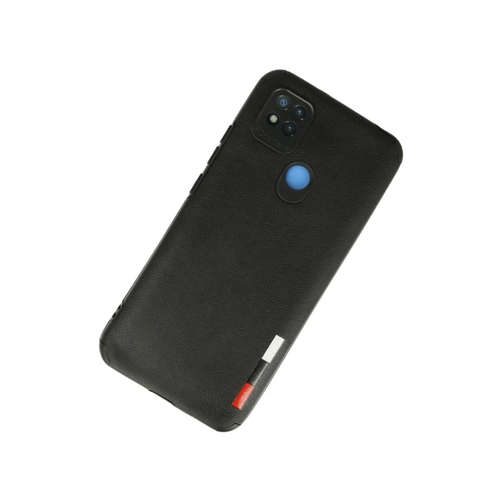 BFS  Xiaomi Redmi 9C Kılıf Loop Deri Silikon - Siyah