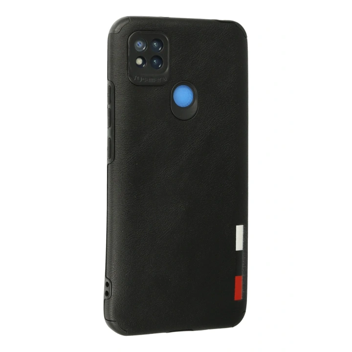 BFS  Xiaomi Redmi 9C Kılıf Loop Deri Silikon - Siyah