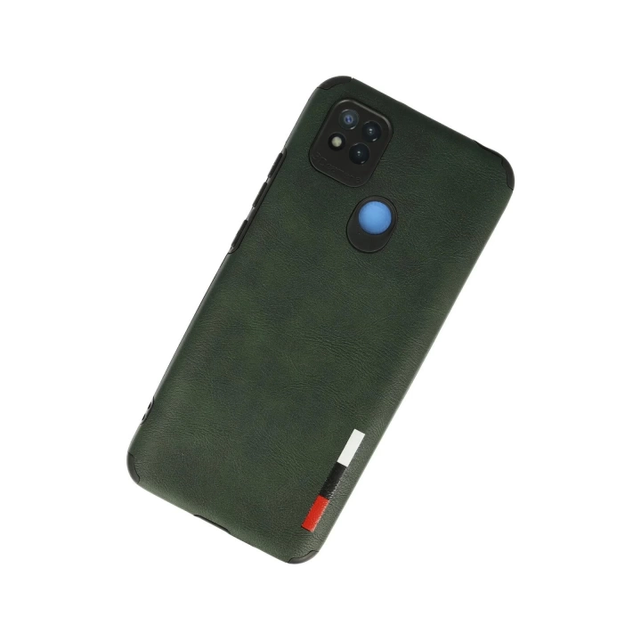 BFS  Xiaomi Redmi 9C Kılıf Loop Deri Silikon - Yeşil