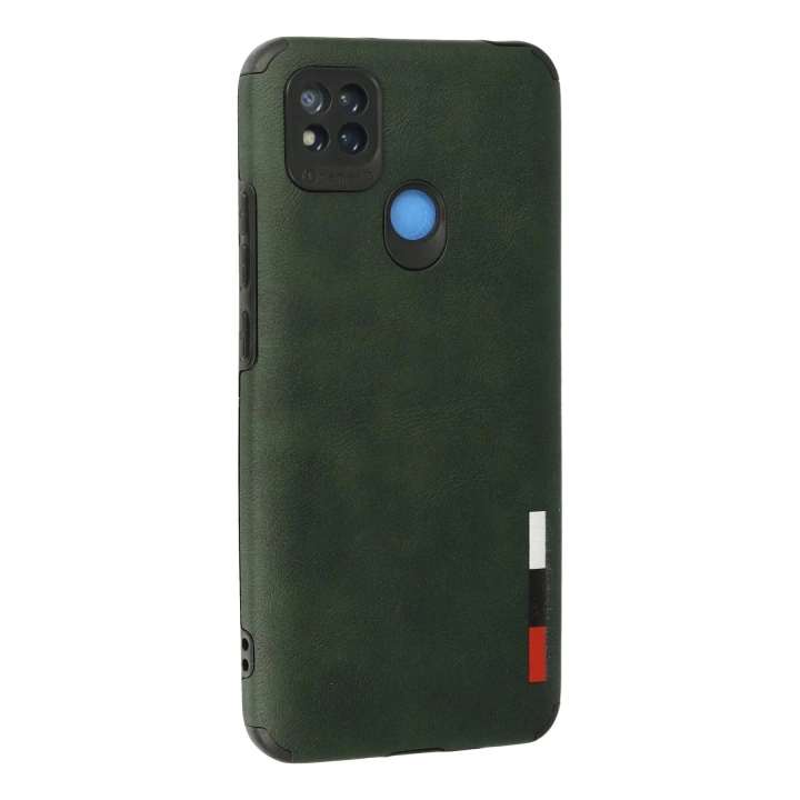 BFS  Xiaomi Redmi 9C Kılıf Loop Deri Silikon - Yeşil