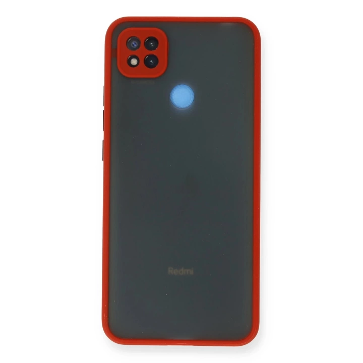 BFS  Xiaomi Redmi 9C Kılıf Montreal Silikon Kapak - Kırmızı