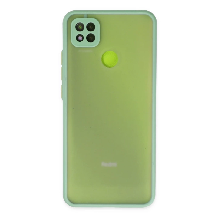 BFS  Xiaomi Redmi 9C Kılıf Montreal Silikon Kapak - Turkuaz