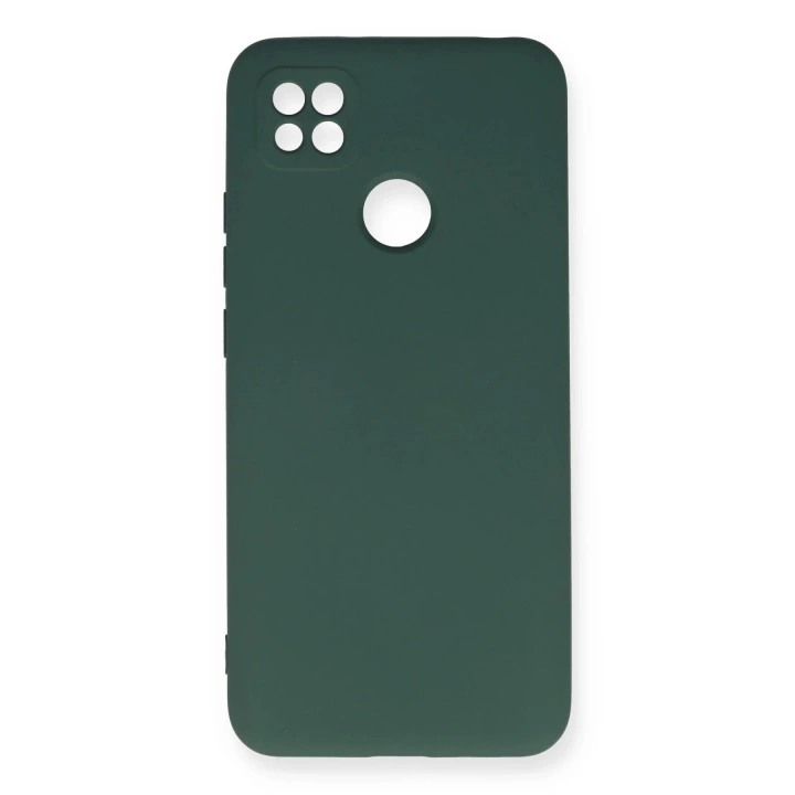 BFS  Xiaomi Redmi 9C Kılıf Nano içi Kadife Silikon - Koyu Yeşil