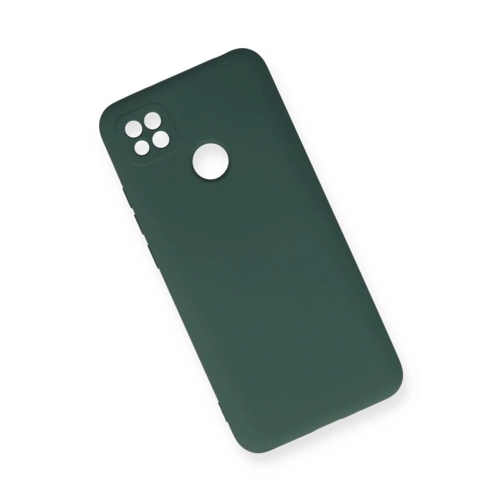 BFS  Xiaomi Redmi 9C Kılıf Nano içi Kadife Silikon - Koyu Yeşil