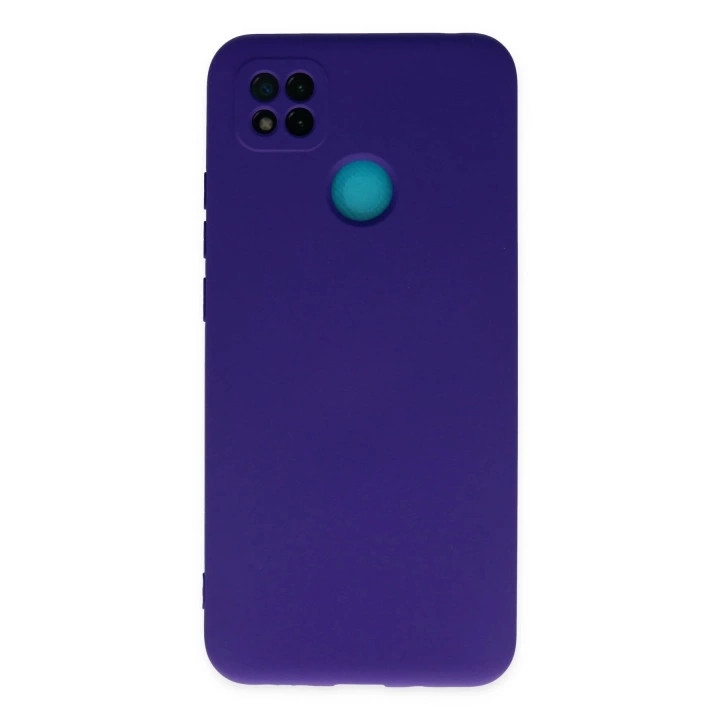 BFS  Xiaomi Redmi 9C Kılıf Nano içi Kadife Silikon - Mor