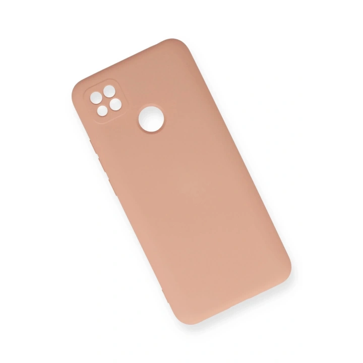 BFS Xiaomi Redmi 9C Kılıf Nano içi Kadife Silikon - Pudra
