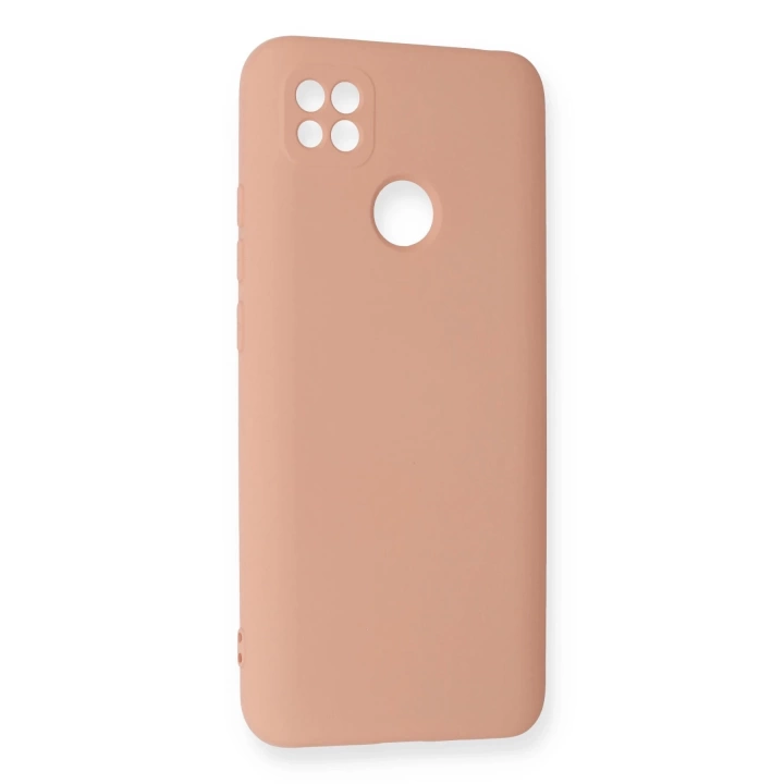BFS  Xiaomi Redmi 9C Kılıf Nano içi Kadife Silikon - Pudra