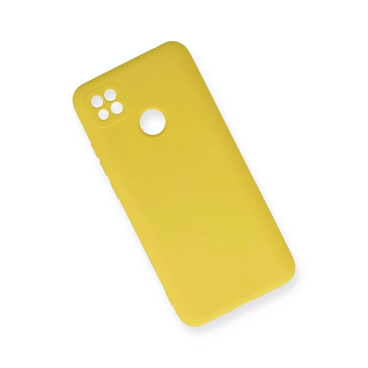 BFS  Xiaomi Redmi 9C Kılıf Nano içi Kadife Silikon - Sarı