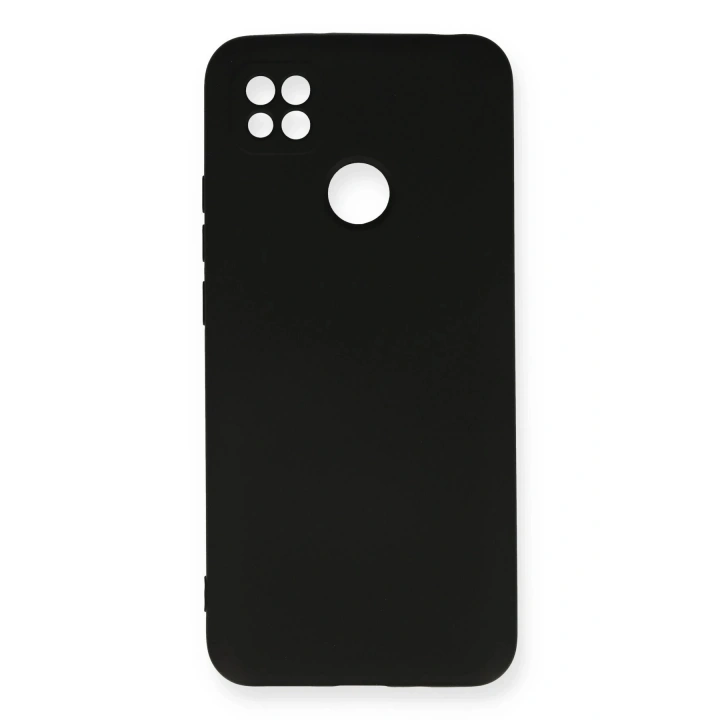 BFS Xiaomi Redmi 9C Kılıf Nano içi Kadife Silikon - Siyah