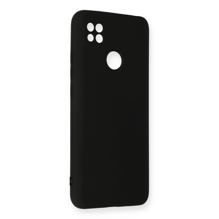 BFS Xiaomi Redmi 9C Kılıf Nano içi Kadife Silikon - Siyah
