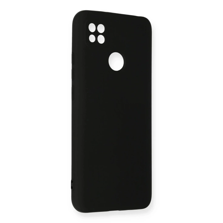 BFS  Xiaomi Redmi 9C Kılıf Nano içi Kadife Silikon - Siyah
