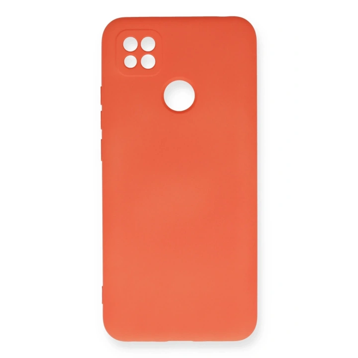 BFS  Xiaomi Redmi 9C Kılıf Nano içi Kadife Silikon - Turuncu