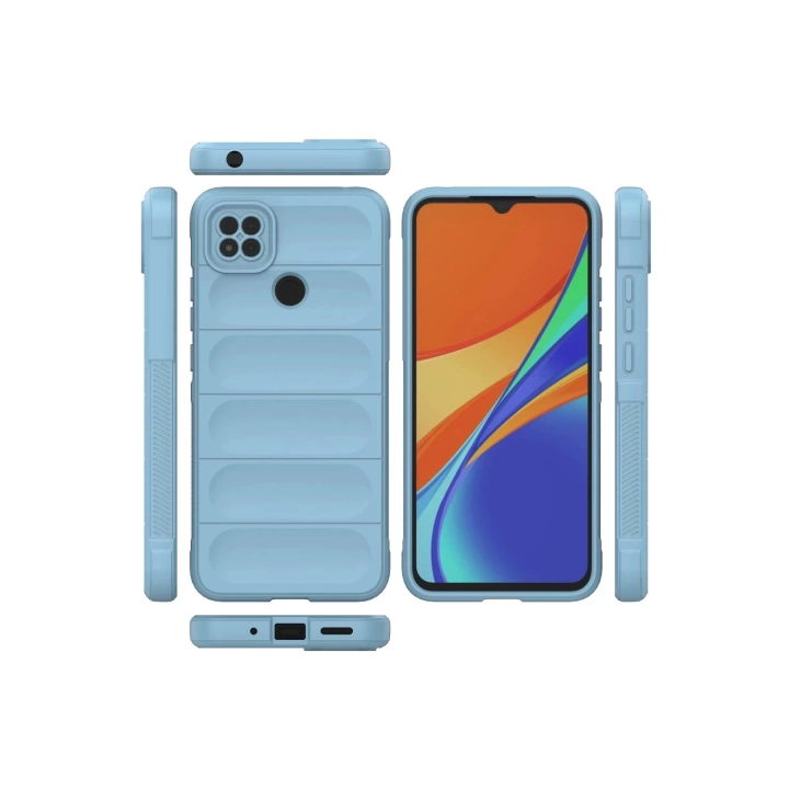 BFS  Xiaomi Redmi 9C Kılıf Optimum Silikon - Sky Blue