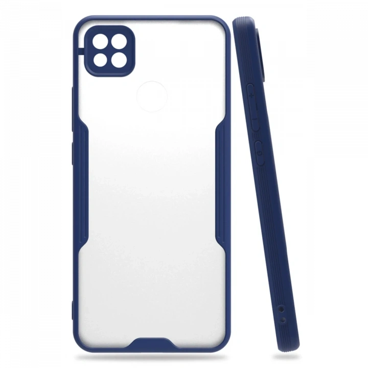 BFS  Xiaomi Redmi 9C Kılıf Platin Silikon - Lacivert