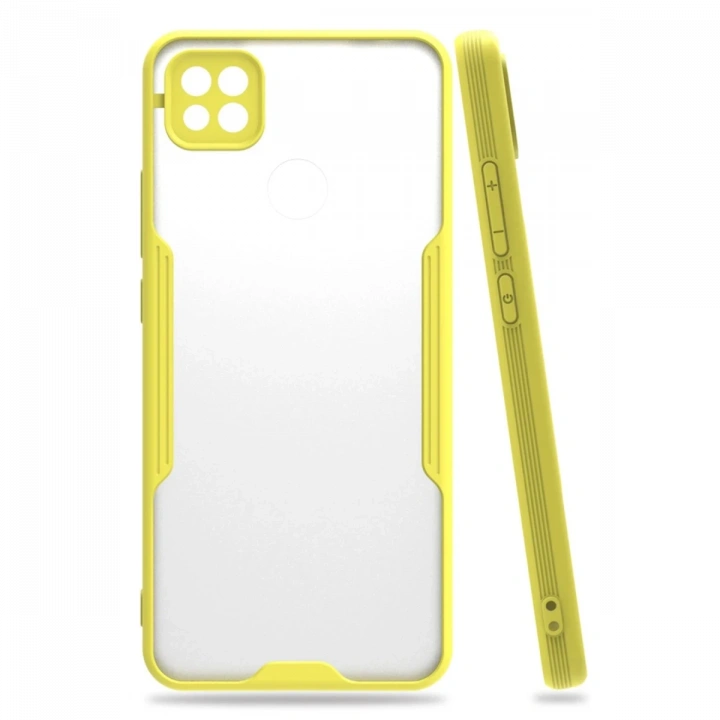 BFS  Xiaomi Redmi 9C Kılıf Platin Silikon - Sarı