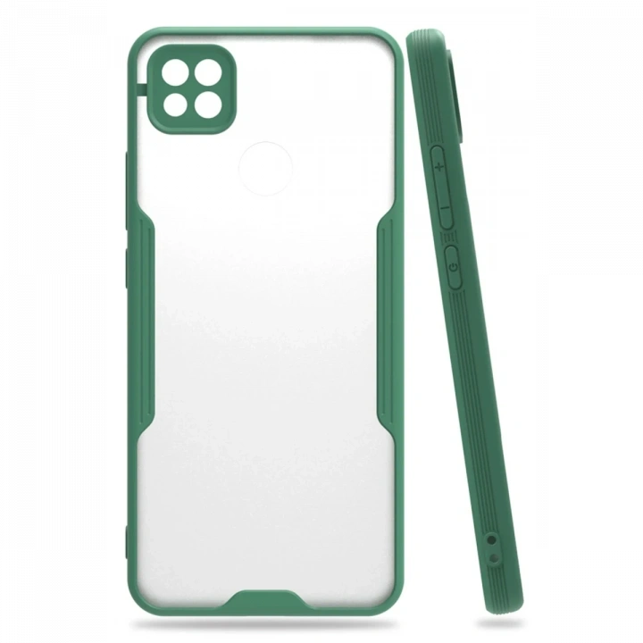 BFS  Xiaomi Redmi 9C Kılıf Platin Silikon - Yeşil