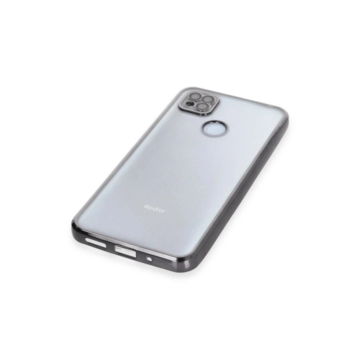 BFS  Xiaomi Redmi 9C Kılıf Razer Lensli Silikon - Siyah