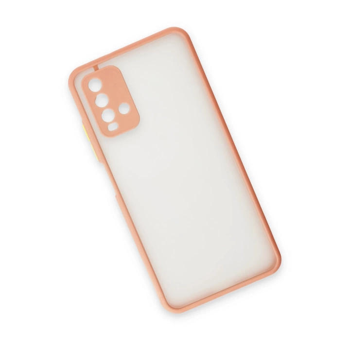 BFS  Xiaomi Redmi 9T Kılıf Montreal Silikon Kapak - Pembe