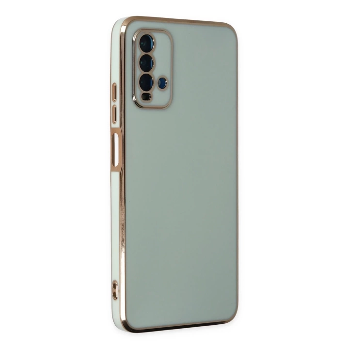 BFS  Xiaomi Redmi 9T Kılıf Volet Silikon - Açık Yeşil