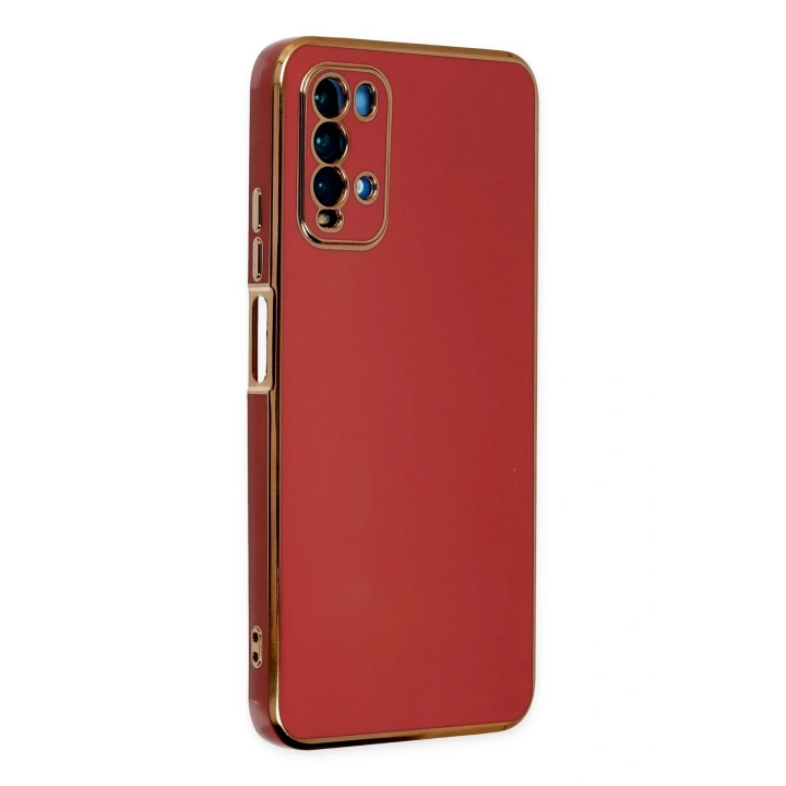 BFS  Xiaomi Redmi 9T Kılıf Volet Silikon - Kırmızı