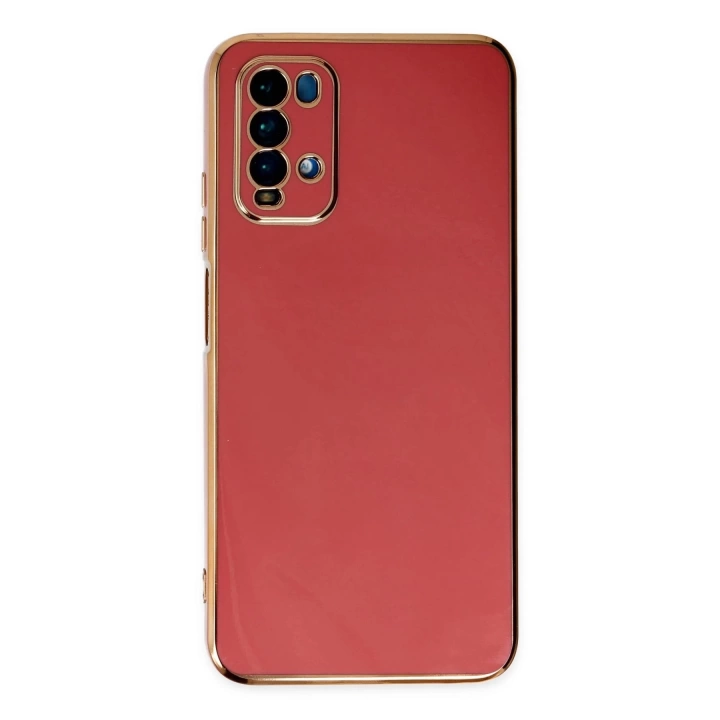 BFS  Xiaomi Redmi 9T Kılıf Volet Silikon - Kırmızı