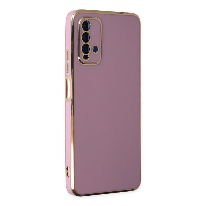 BFS  Xiaomi Redmi 9T Kılıf Volet Silikon - Mor