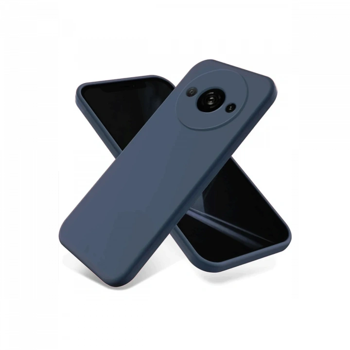 BFS  Xiaomi Redmi A3 4G Kılıf First Silikon - Lacivert