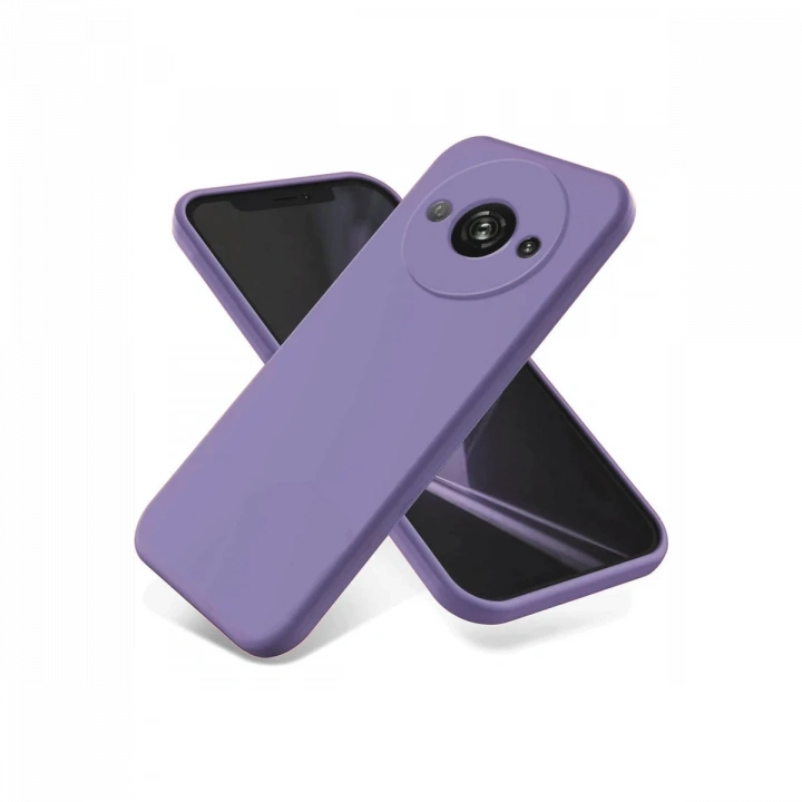 BFS  Xiaomi Redmi A3 4G Kılıf First Silikon - Lila