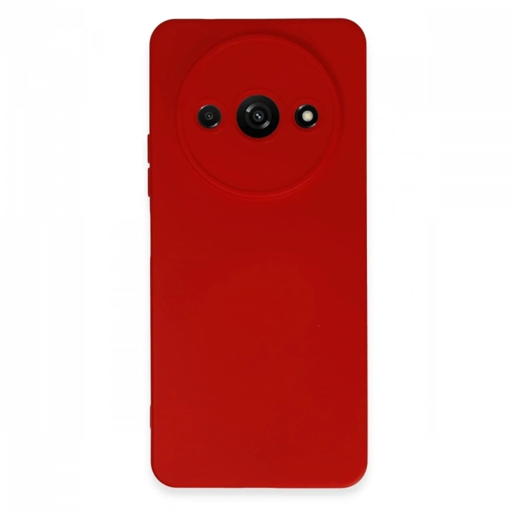 BFS  Xiaomi Redmi A3 4G Kılıf Nano içi Kadife Silikon - Kırmızı