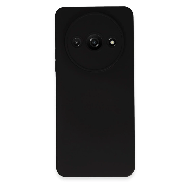 BFS  Xiaomi Redmi A3 4G Kılıf Nano içi Kadife Silikon - Siyah