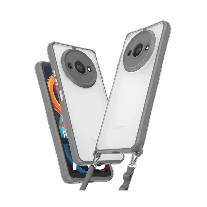 BFS  Xiaomi Redmi A3 4G Kılıf Penta Silikon Kılıf - Titan Gri
