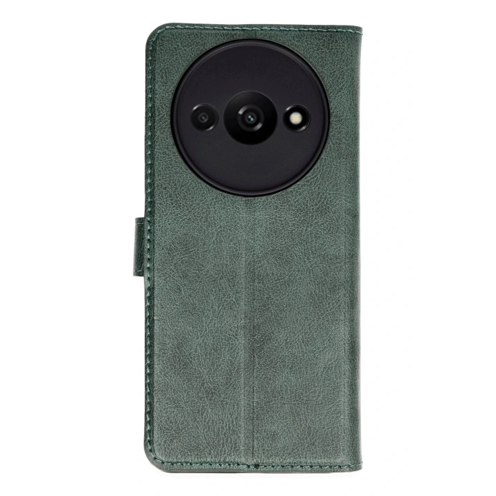 BFS  Xiaomi Redmi A3 4G Kılıf Trend S Plus Kapaklı Kılıf - Yeşil