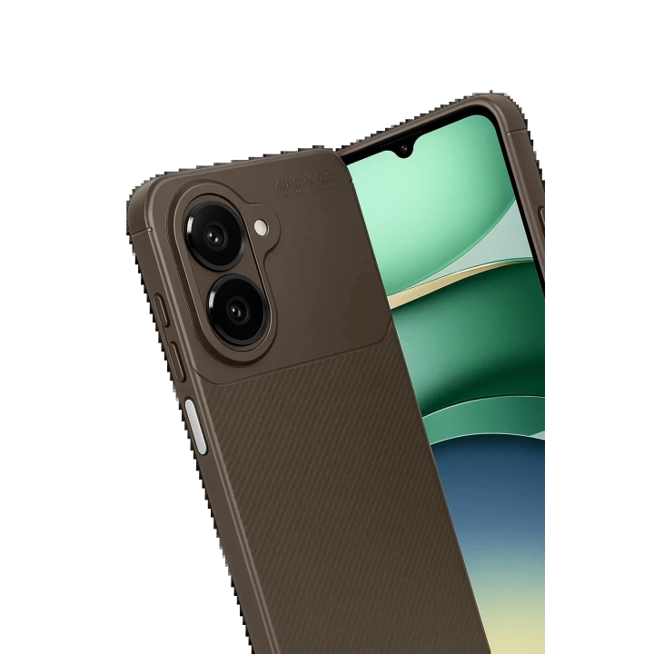 BFS Xiaomi Redmi A5 4G Auto Focus Karbon Kapak - Kahverengi