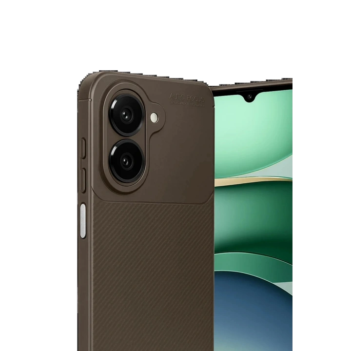 BFS Xiaomi Redmi A5 4G Auto Focus Karbon Kapak - Kahverengi