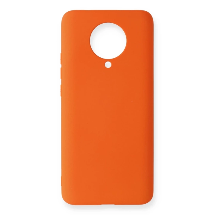 BFS  Xiaomi Redmi K30 Pro Kılıf Nano içi Kadife Silikon - Turuncu