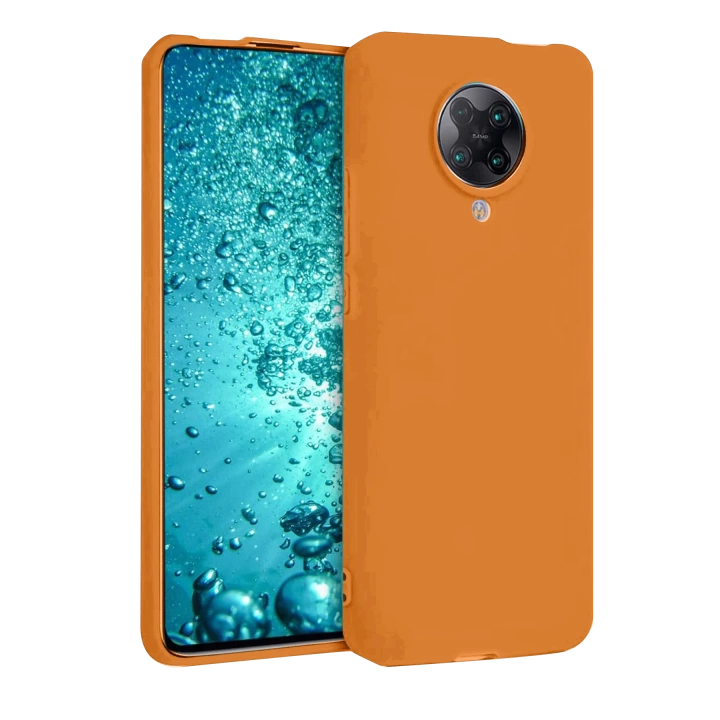 BFS  Xiaomi Redmi K30 Pro Kılıf Nano içi Kadife Silikon - Turuncu