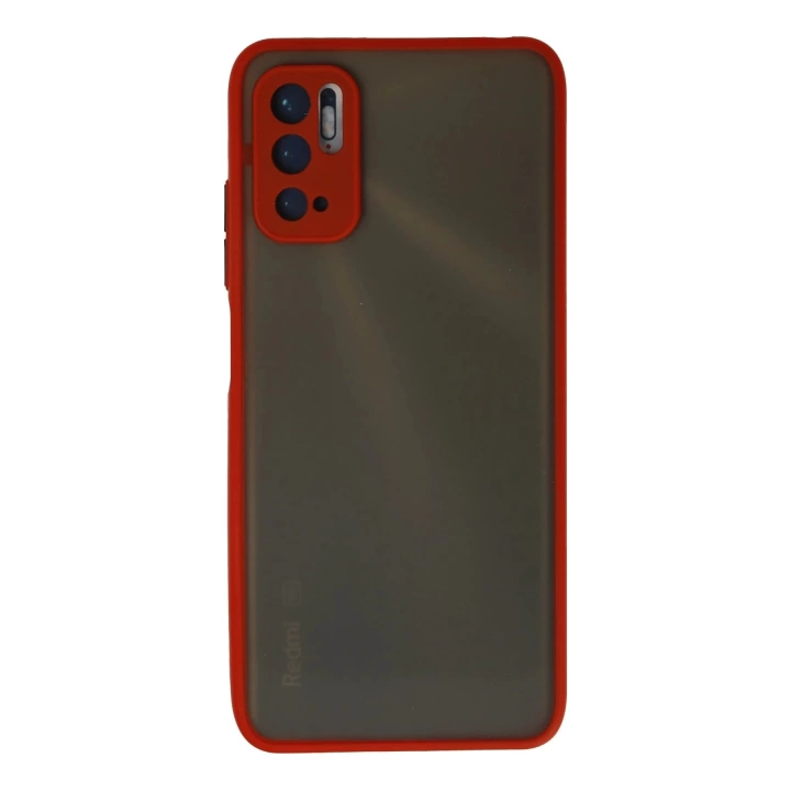 BFS  Xiaomi Redmi Note 10 5G Kılıf Montreal Silikon Kapak - Kırmızı
