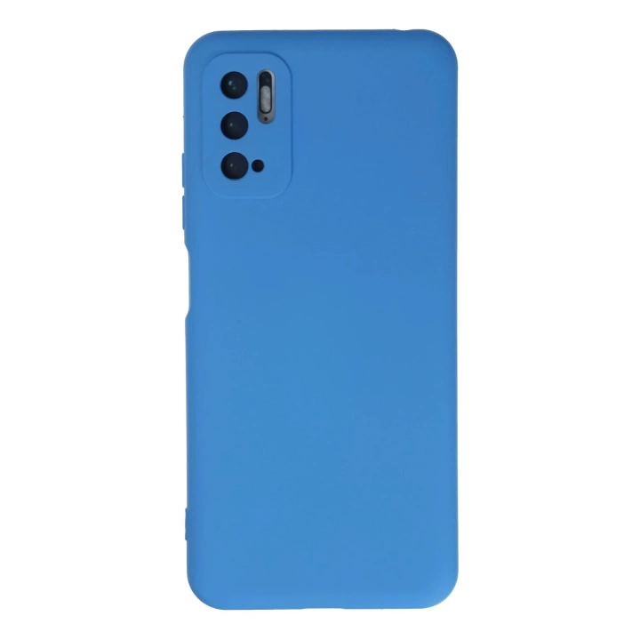 BFS  Xiaomi Redmi Note 10 5G Kılıf Nano içi Kadife Silikon - Mavi