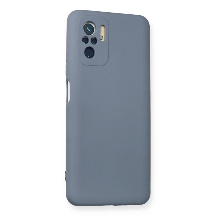 BFS  Xiaomi Redmi Note 10 Kılıf Nano içi Kadife Silikon - Gri