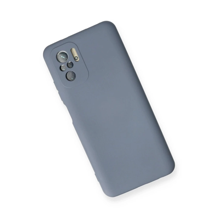 BFS  Xiaomi Redmi Note 10 Kılıf Nano içi Kadife Silikon - Gri