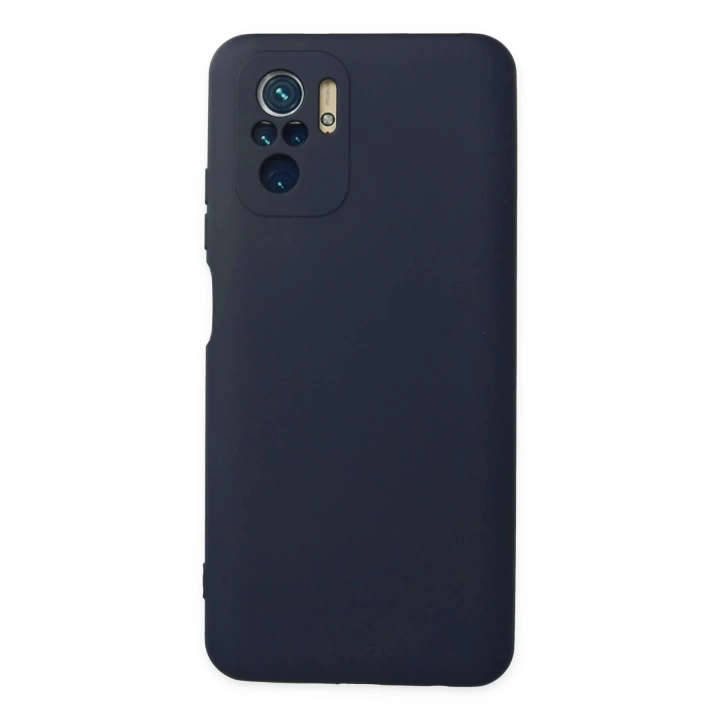 BFS  Xiaomi Redmi Note 10 Kılıf Nano içi Kadife Silikon - Lacivert