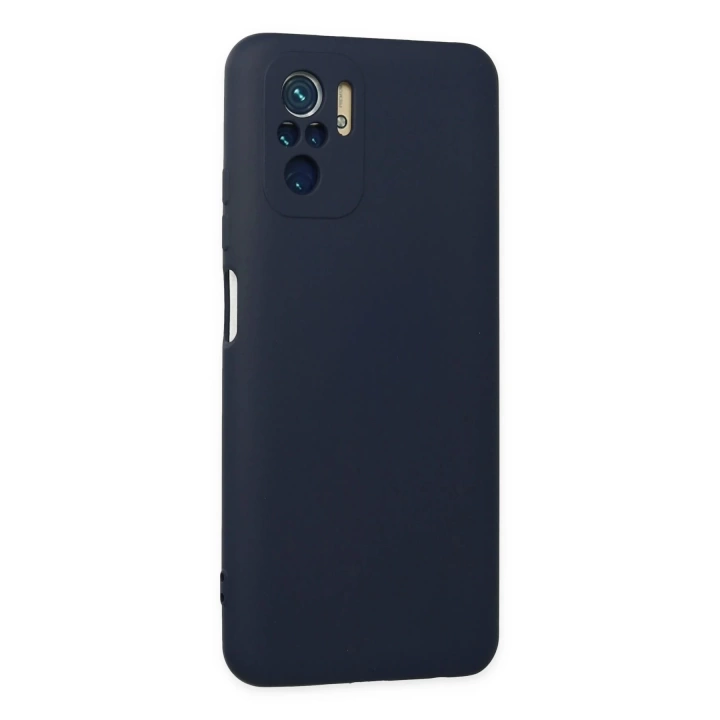 BFS  Xiaomi Redmi Note 10 Kılıf Nano içi Kadife Silikon - Lacivert