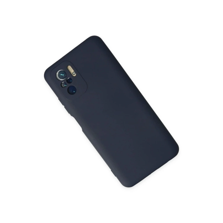 BFS  Xiaomi Redmi Note 10 Kılıf Nano içi Kadife Silikon - Lacivert