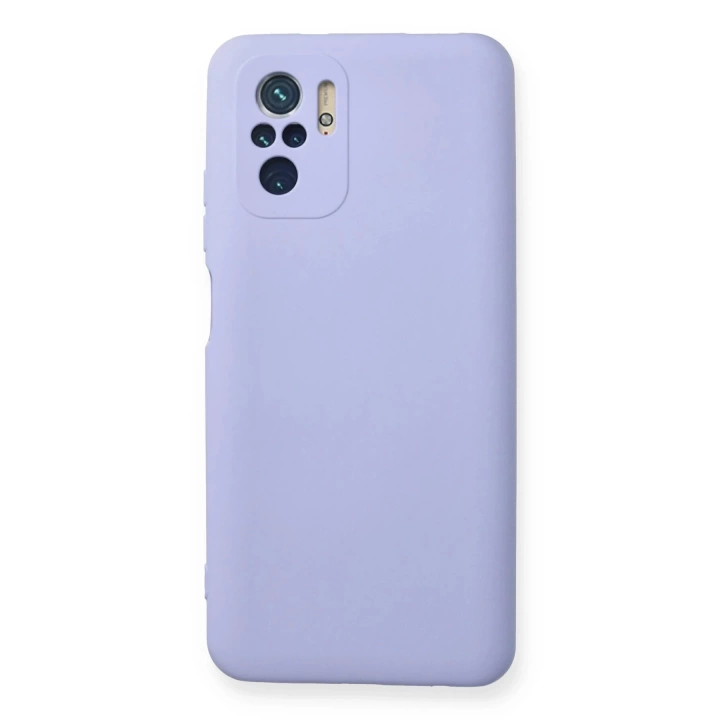BFS  Xiaomi Redmi Note 10 Kılıf Nano içi Kadife Silikon - Lila