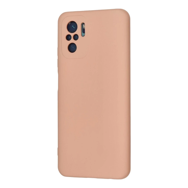 BFS  Xiaomi Redmi Note 10 Kılıf Nano içi Kadife Silikon - Pudra