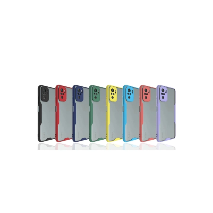 BFS  Xiaomi Redmi Note 10 Kılıf Platin Silikon - Pembe